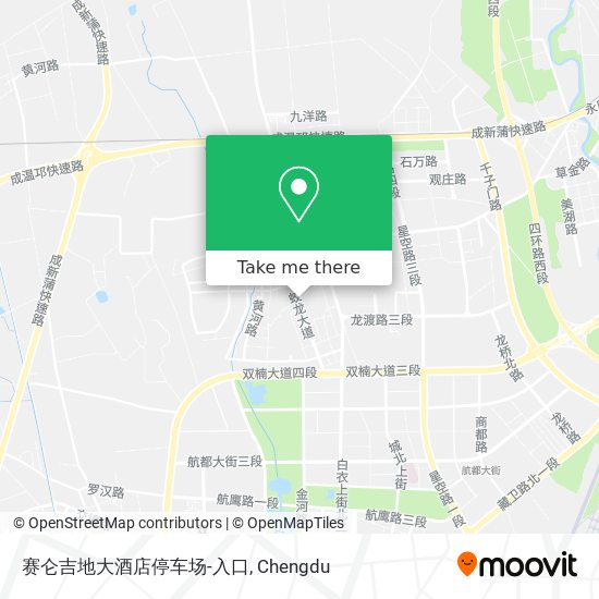 赛仑吉地大酒店停车场-入口 map
