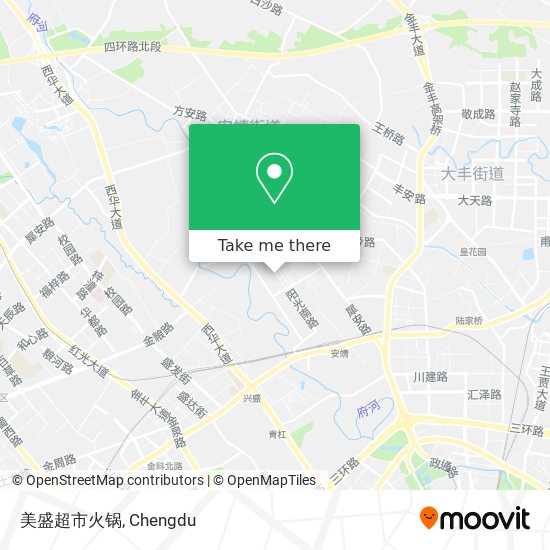 美盛超市火锅 map