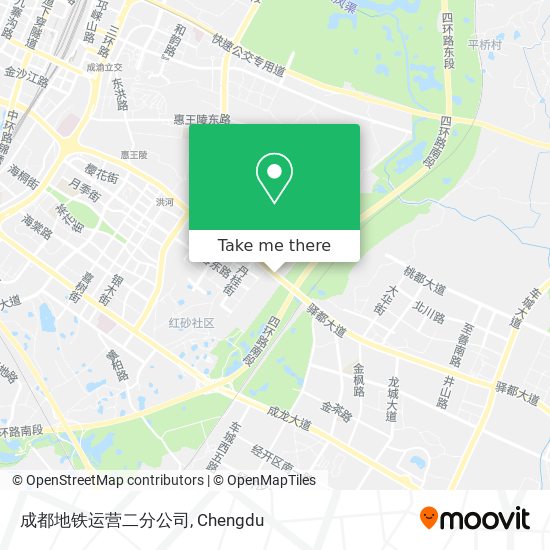 成都地铁运营二分公司 map
