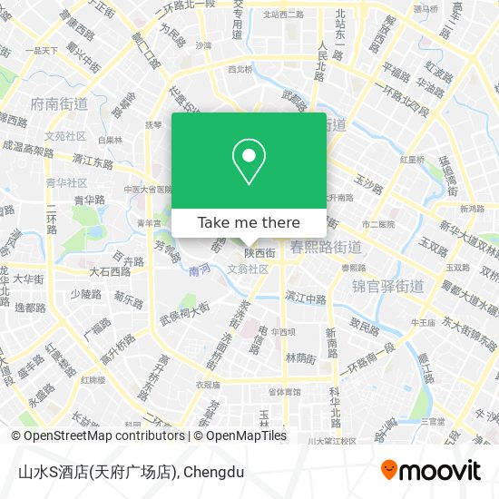 山水S酒店(天府广场店) map