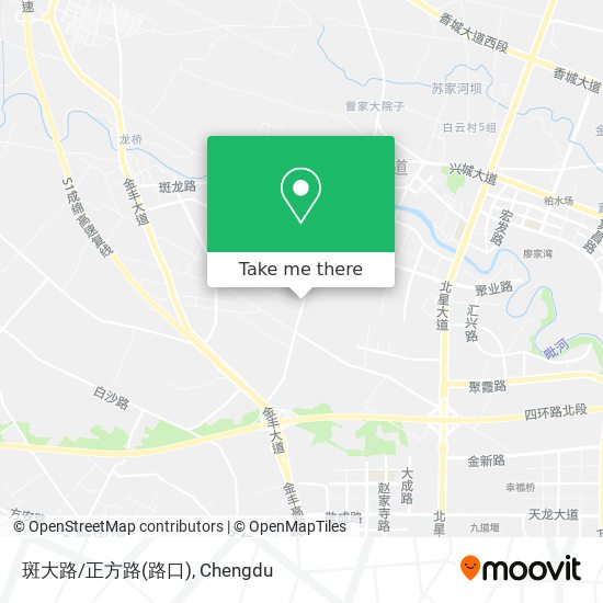 斑大路/正方路(路口) map