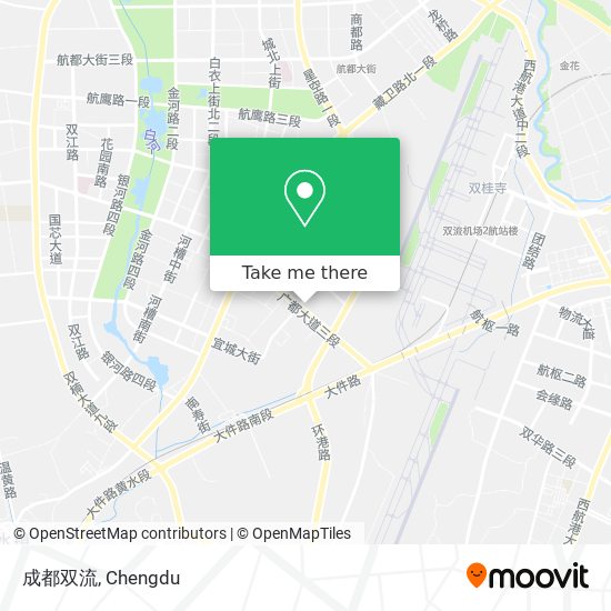 成都双流 map