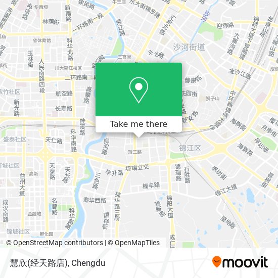慧欣(经天路店) map
