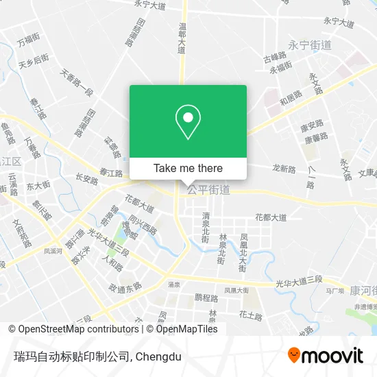 瑞玛自动标贴印制公司 map