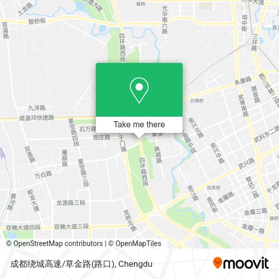 成都绕城高速/草金路(路口) map