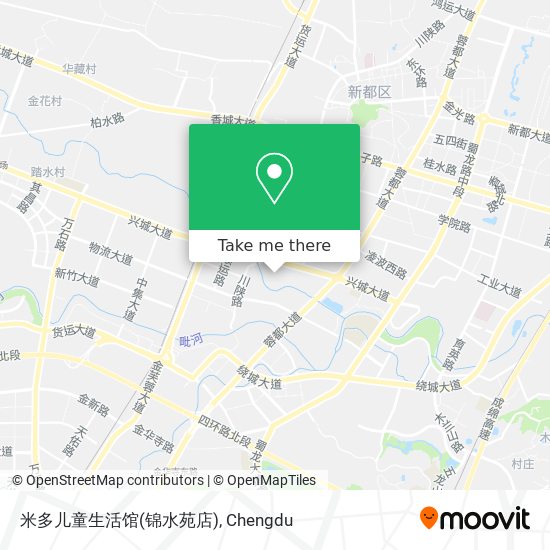 米多儿童生活馆(锦水苑店) map