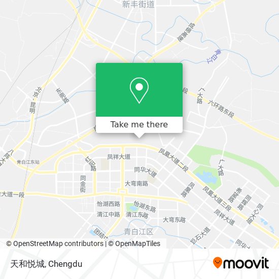 天和悦城 map