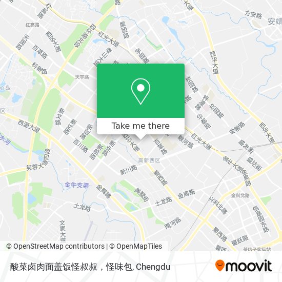 酸菜卤肉面盖饭怪叔叔，怪味包 map