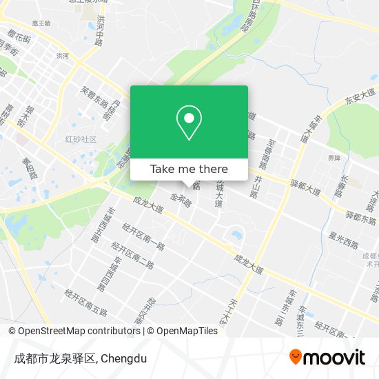 成都市龙泉驿区 map