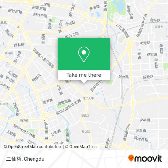 二仙桥 map