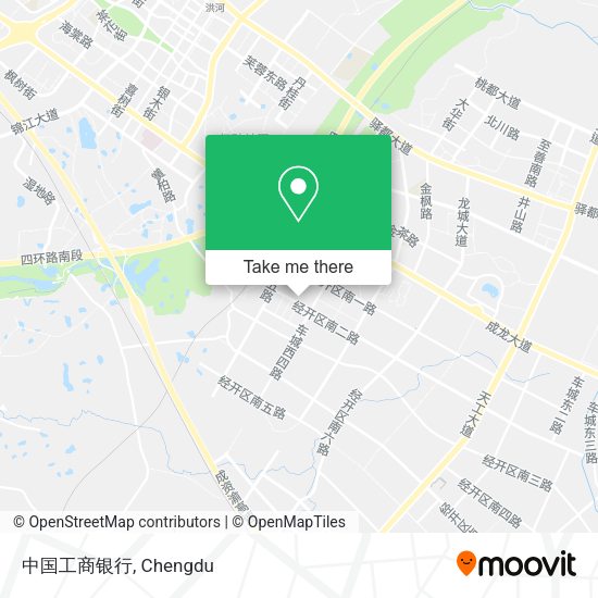 中国工商银行 map