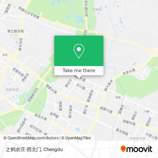 之鹤农庄-西北门 map