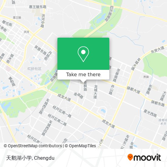 天鹅湖小学 map