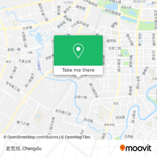 老荒坝 map