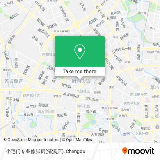 小宅门专业修脚房(清溪店) map