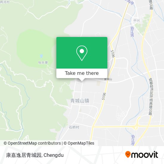 康嘉逸居青城园 map
