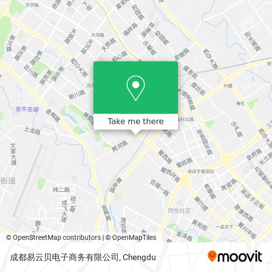 成都易云贝电子商务有限公司 map