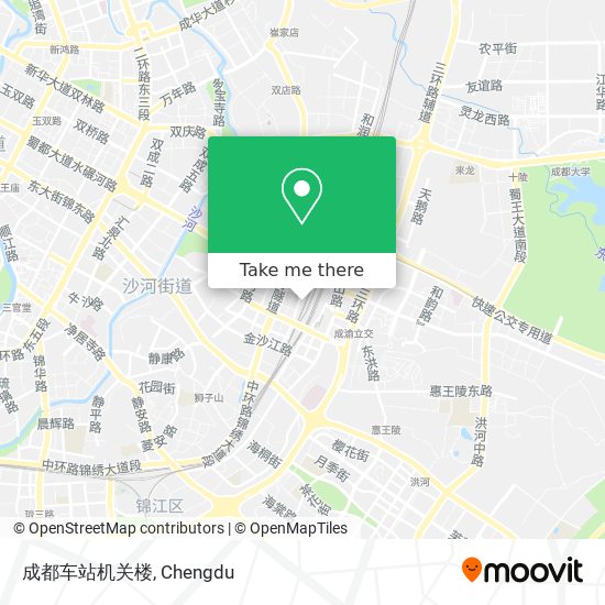 成都车站机关楼 map