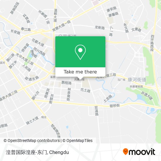 湟普国际湟座-东门 map