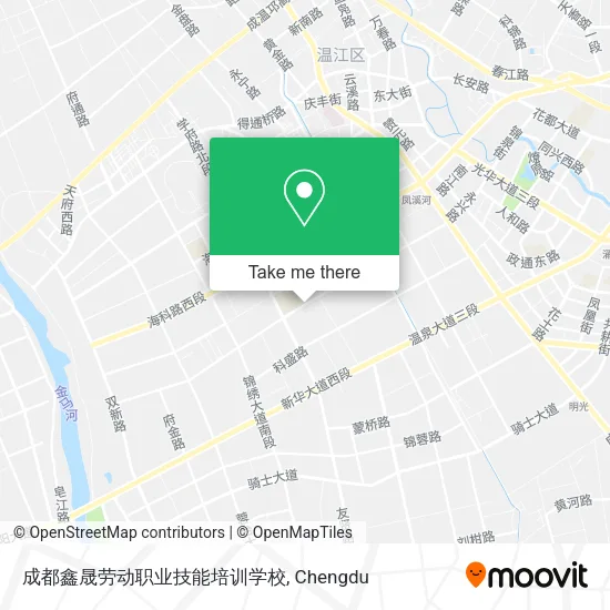 成都鑫晟劳动职业技能培训学校 map