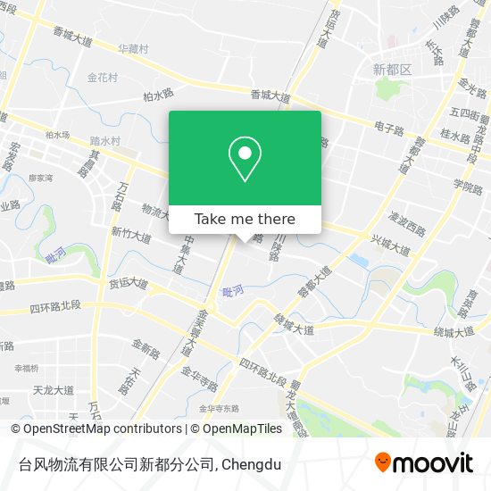 台风物流有限公司新都分公司 map
