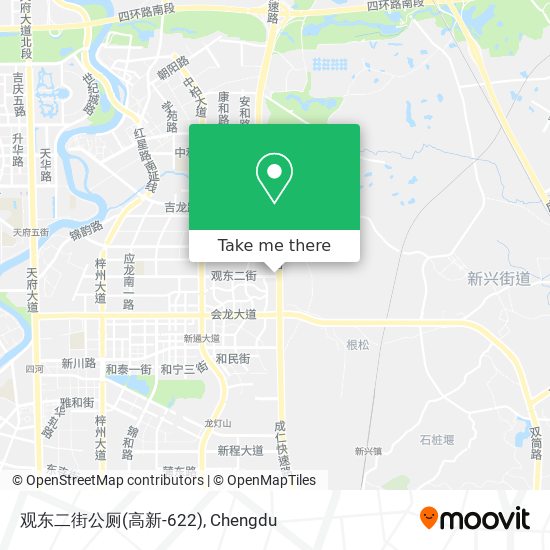 观东二街公厕(高新-622) map