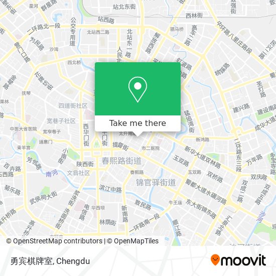 勇宾棋牌室 map