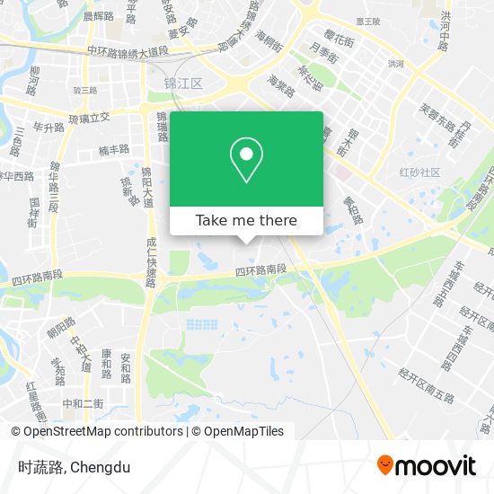 时蔬路 map