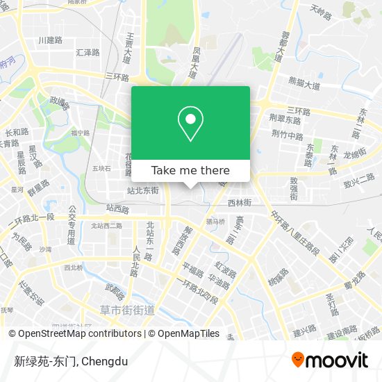 新绿苑-东门 map