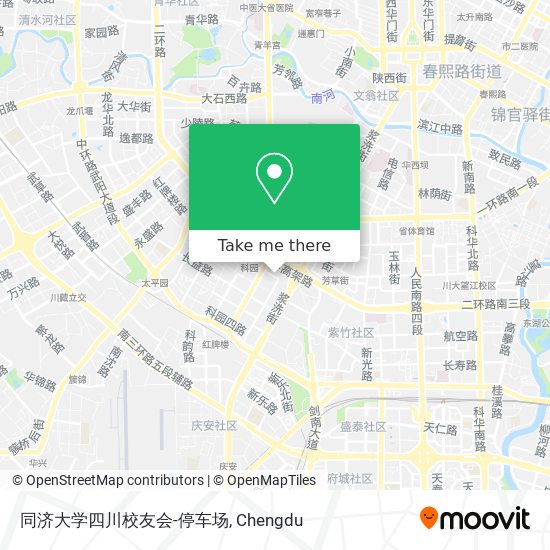 同济大学四川校友会-停车场 map