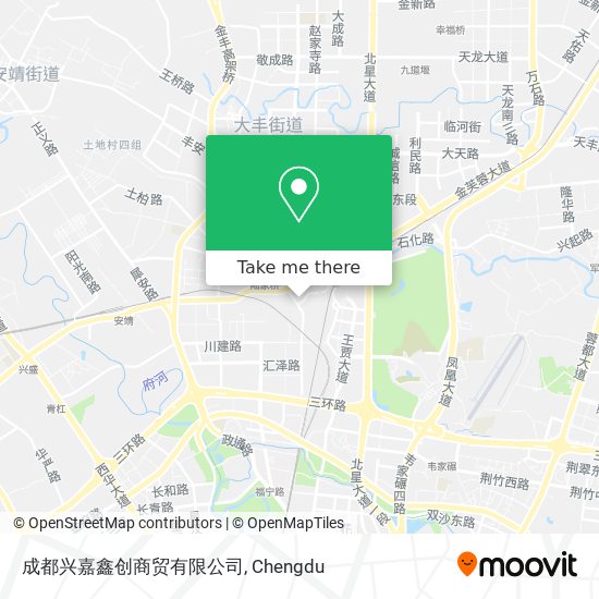 成都兴嘉鑫创商贸有限公司 map