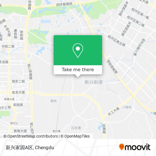 新兴家园A区 map