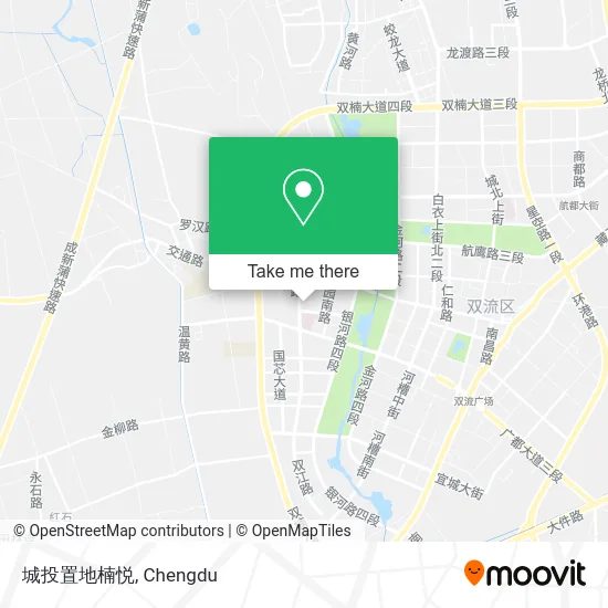 城投置地楠悦 map