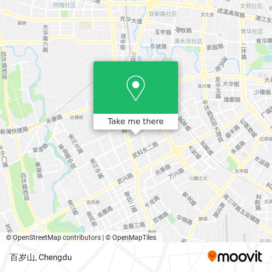 百岁山 map