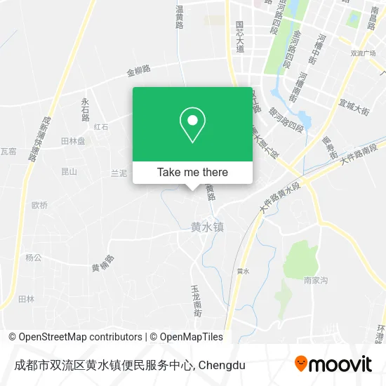 成都市双流区黄水镇便民服务中心 map