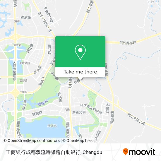 工商银行成都双流诗驿路自助银行 map