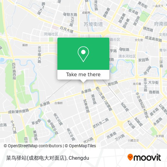 菜鸟驿站(成都电大对面店) map