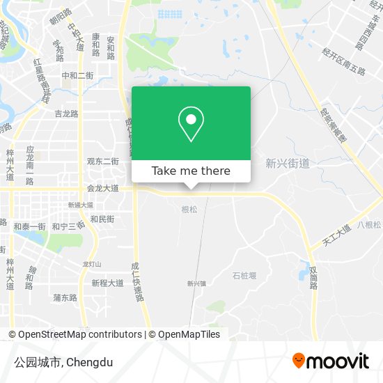 公园城市 map