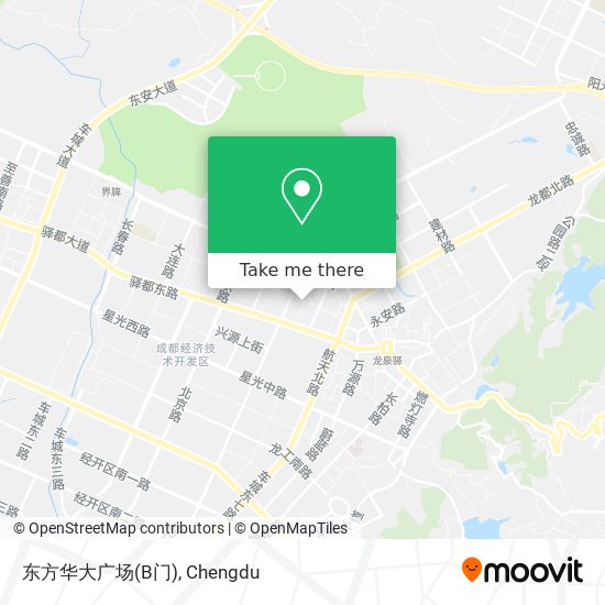 东方华大广场(B门) map