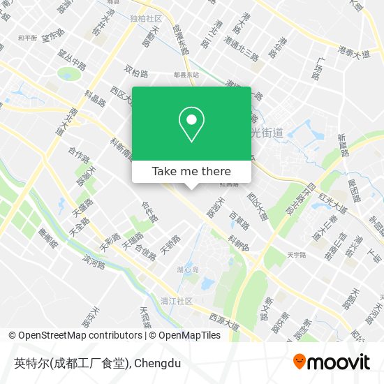 英特尔(成都工厂食堂) map