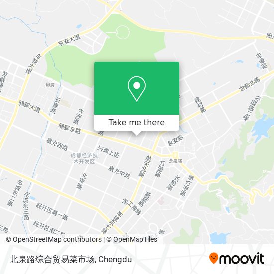 北泉路综合贸易菜市场 map