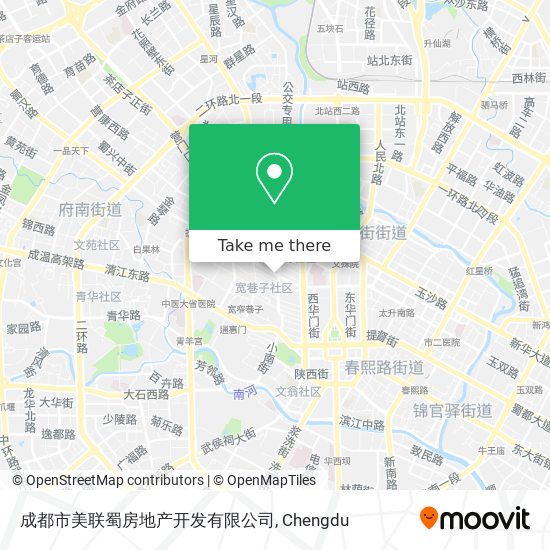 成都市美联蜀房地产开发有限公司 map