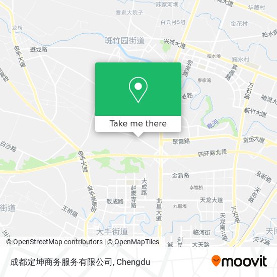 成都定坤商务服务有限公司 map