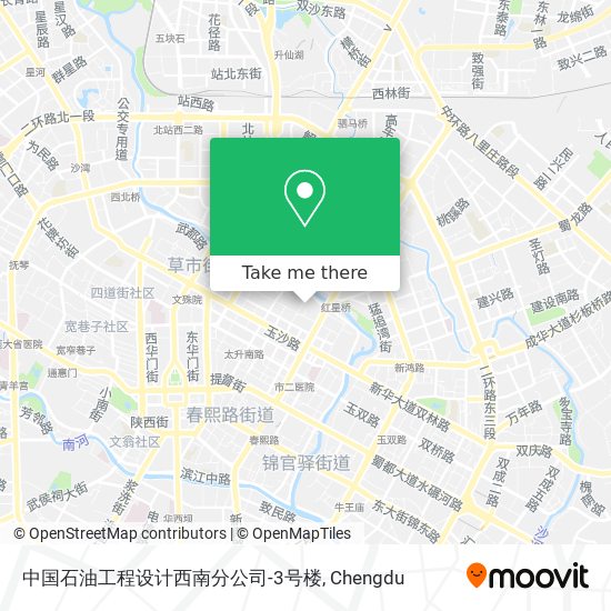 中国石油工程设计西南分公司-3号楼 map