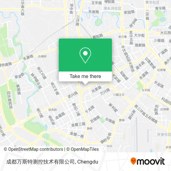 成都万斯特测控技术有限公司 map