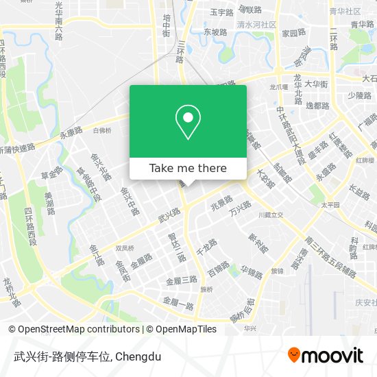 武兴街-路侧停车位 map