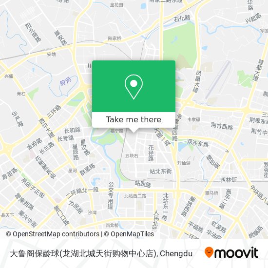 大鲁阁保龄球(龙湖北城天街购物中心店) map