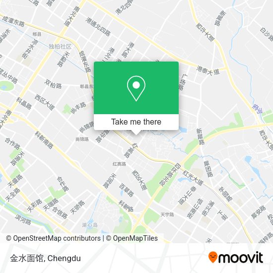 金水面馆 map