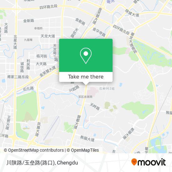 川陕路/玉垒路(路口) map