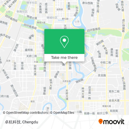 卓杭科技 map